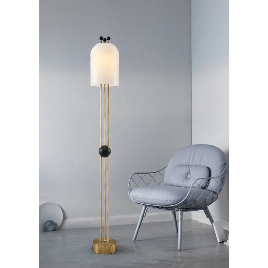 Lantern Glass Floor Lamp - Image 10