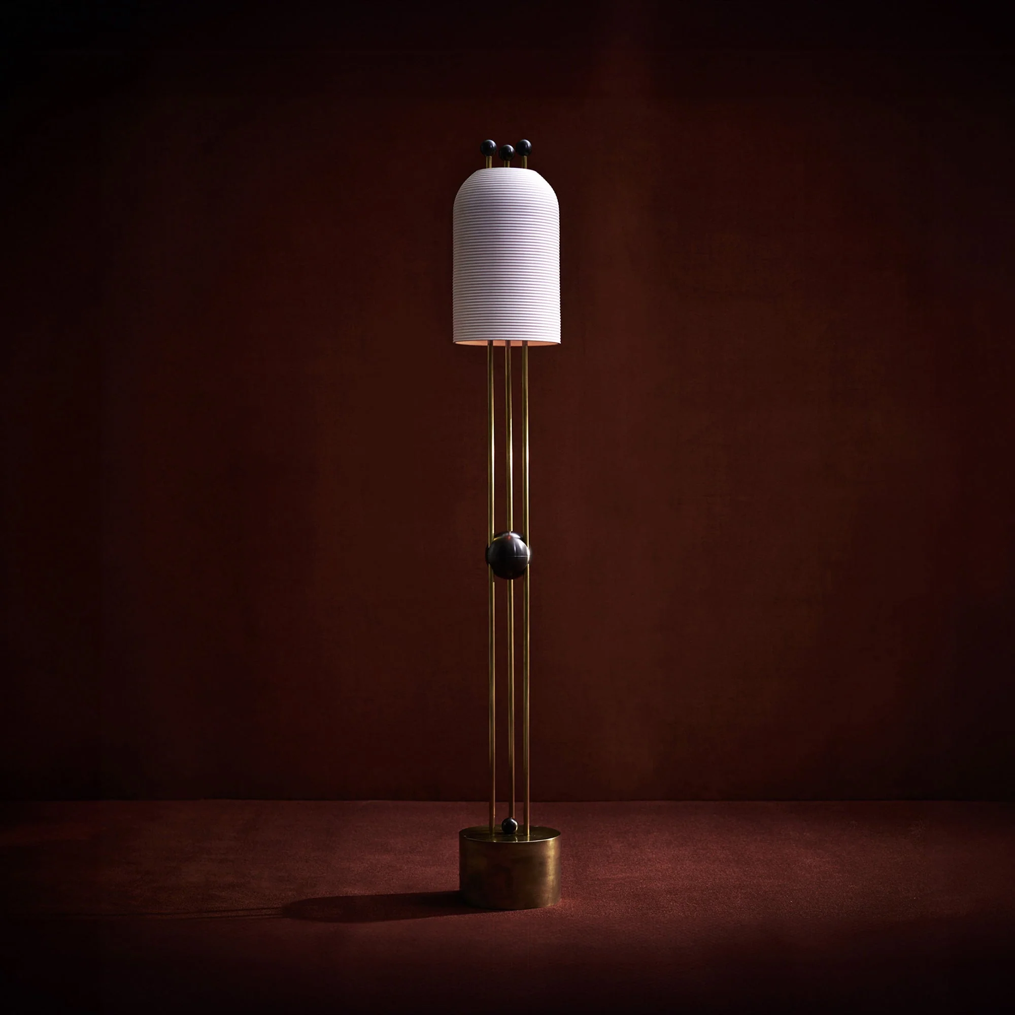 Lantern Glass Floor Lamp - Image 5