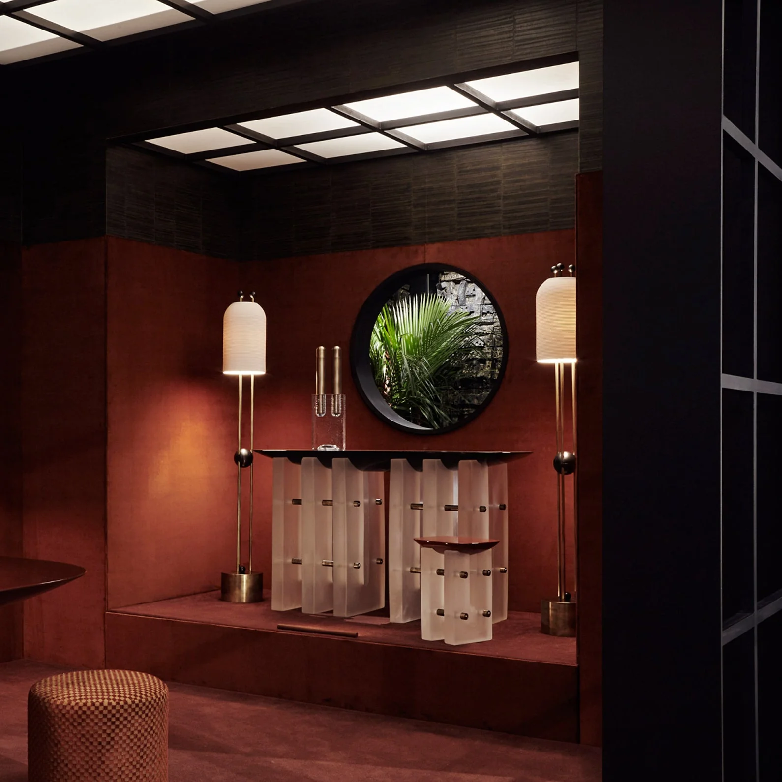 Lantern Glass Floor Lamp - Image 6