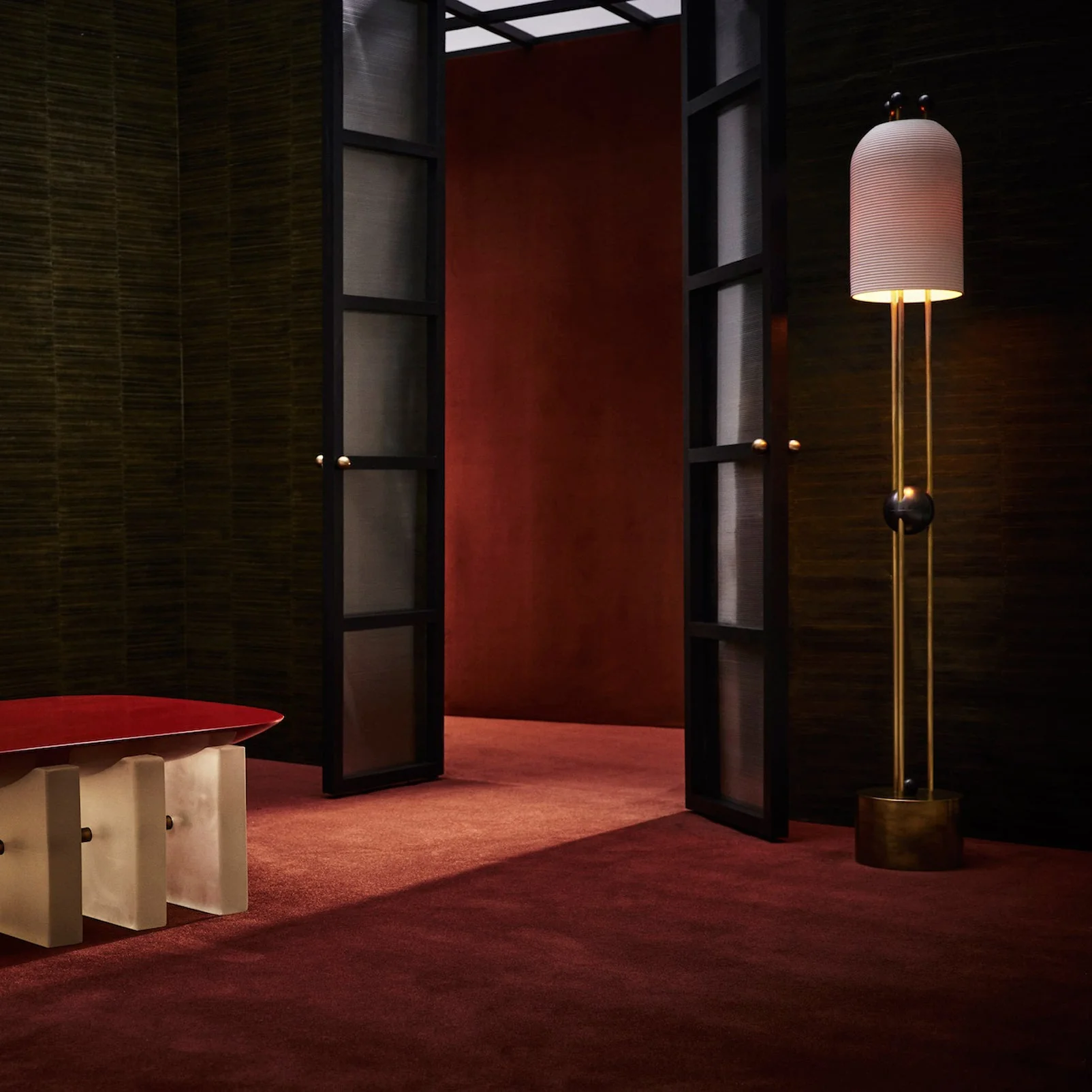 Lantern Glass Floor Lamp - Image 7