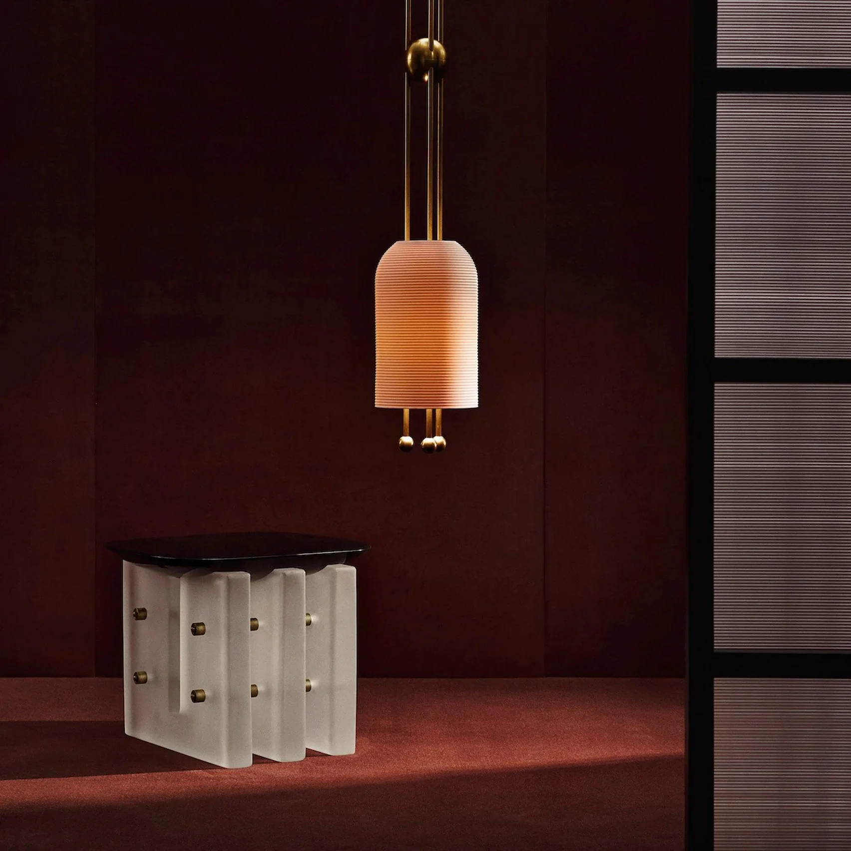 Lantern Glass Pendant Lamp - Image 9