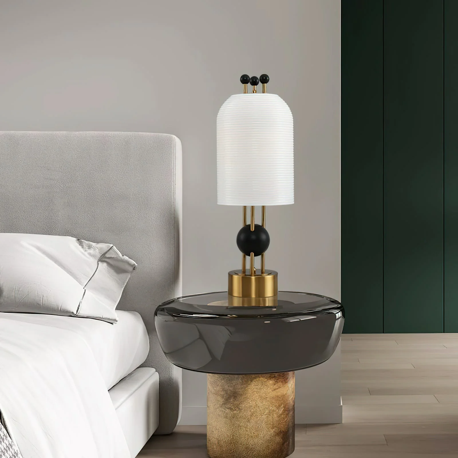 Lantern Glass Table Lamp - Image 2