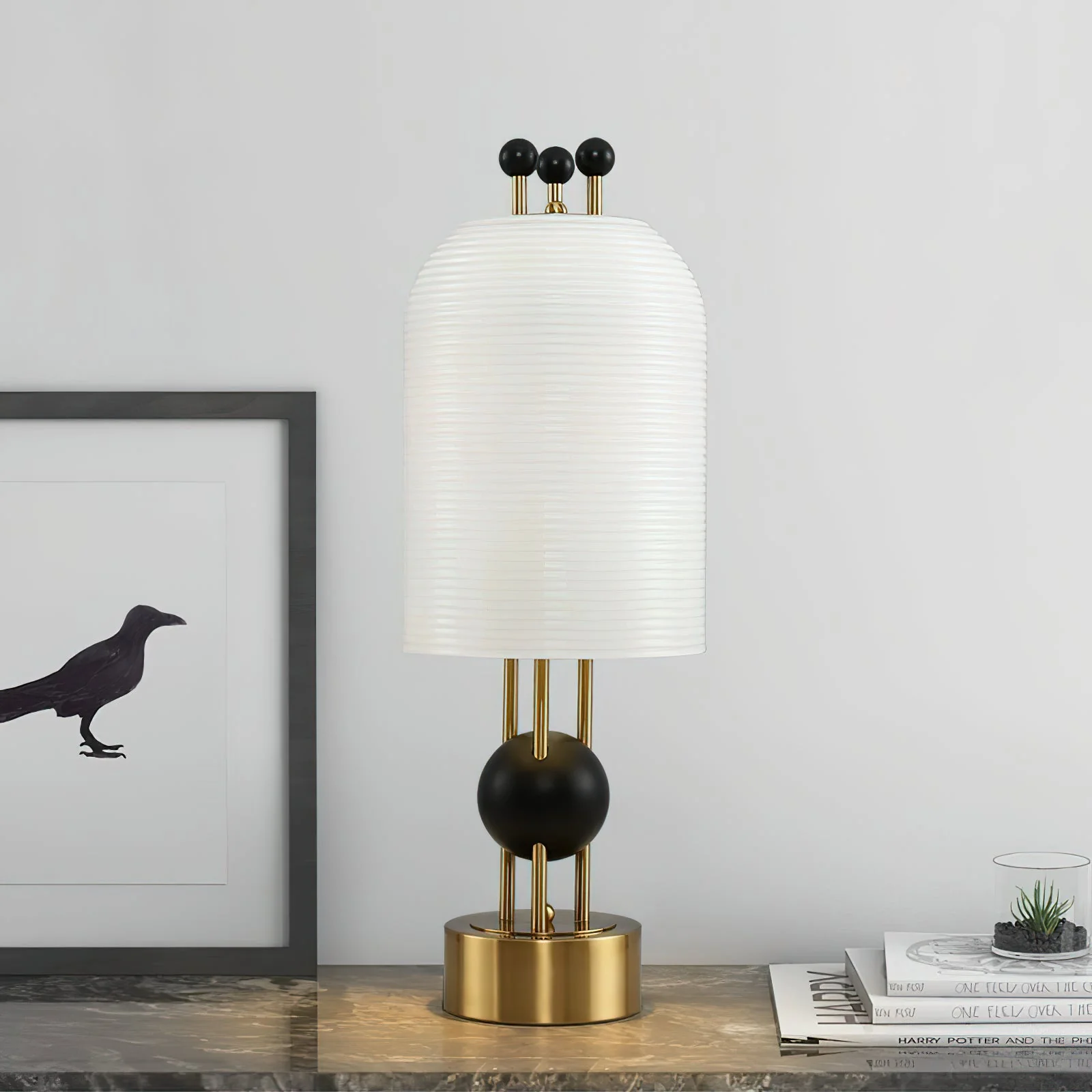 Lantern Glass Table Lamp - Image 4