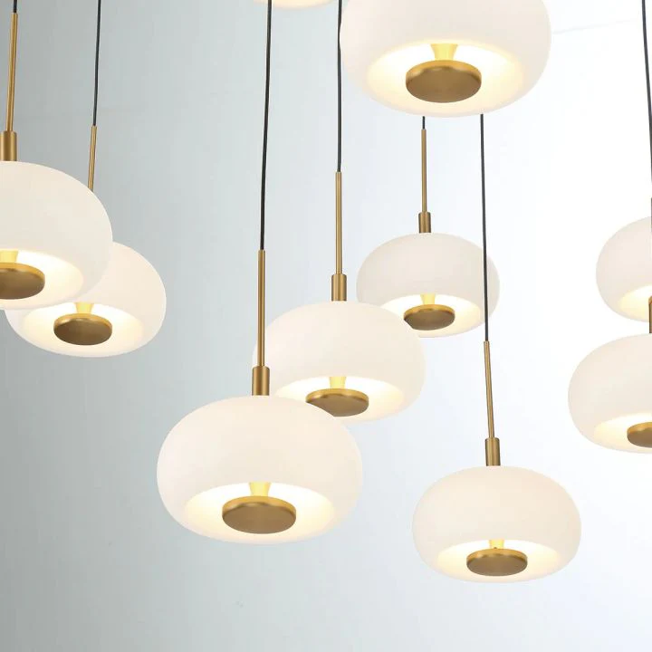 Lanterns Glass 31 Light Round LED Chandelier - Image 3