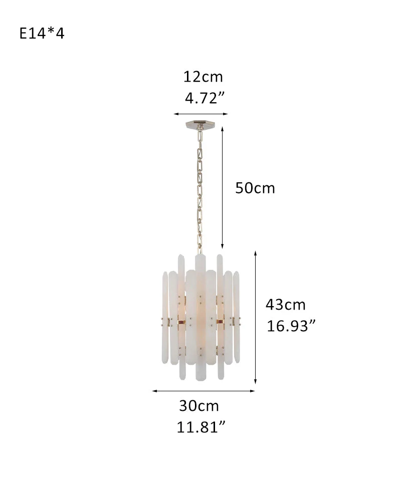 Large Alabaster Rectangular Chandelier Wide 40“ 45” with Chrome Frame for dining room - Image 25
