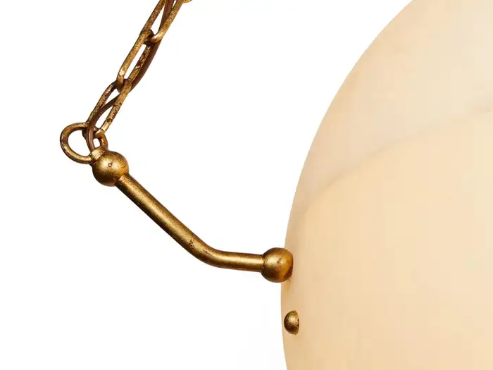 Large 'Atlas' Alabaster Suspension Lamp by Denis de la Mesiere - Image 8