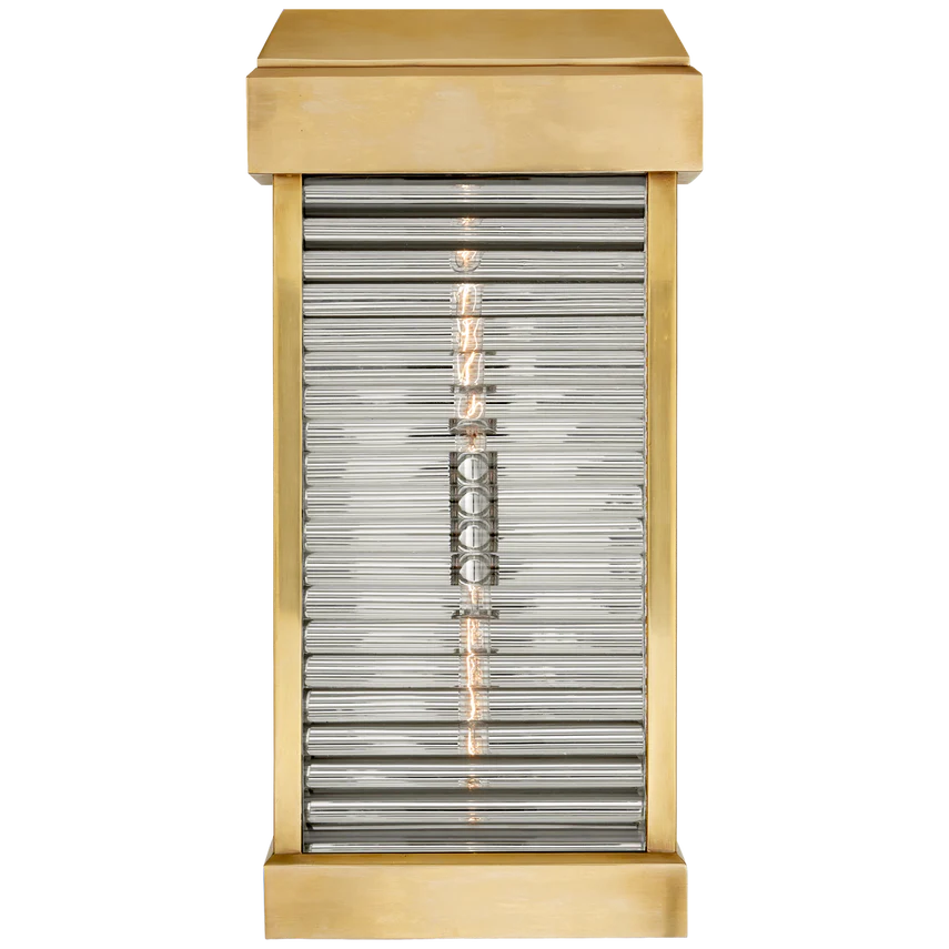Large Curved Glass Louver Sconce - Image 3