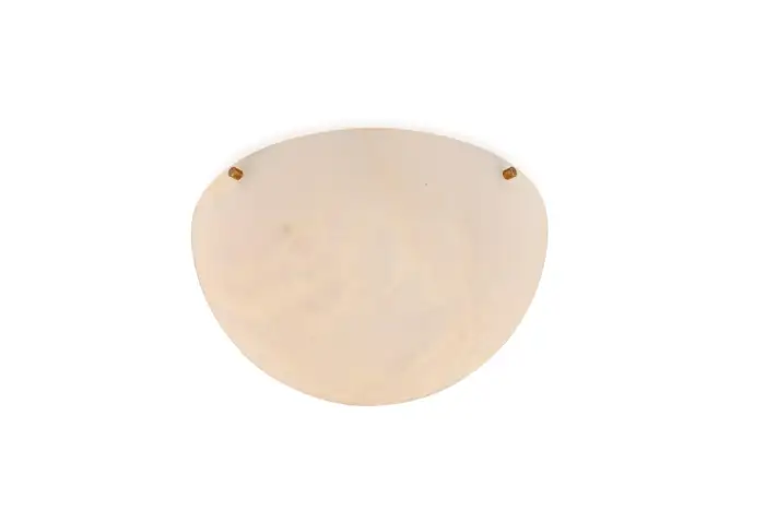 Large 'Moon 4' Alabaster Wall or Ceiling Lamp Flush Mount - Image 4