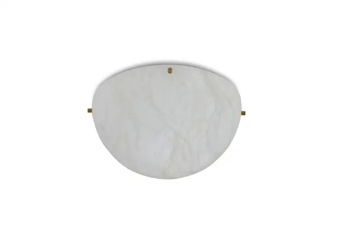 Large 'Moon 4' Alabaster Wall or Ceiling Lamp Flush Mount - Image 6