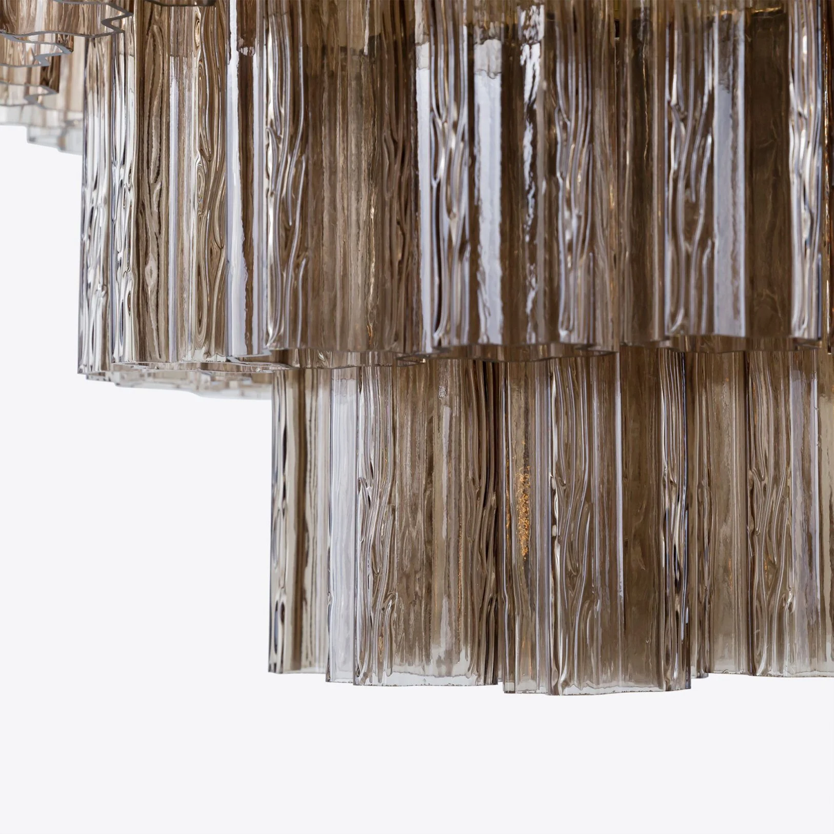 Large Treviso Murano Chandelier 31.5" - Image 11