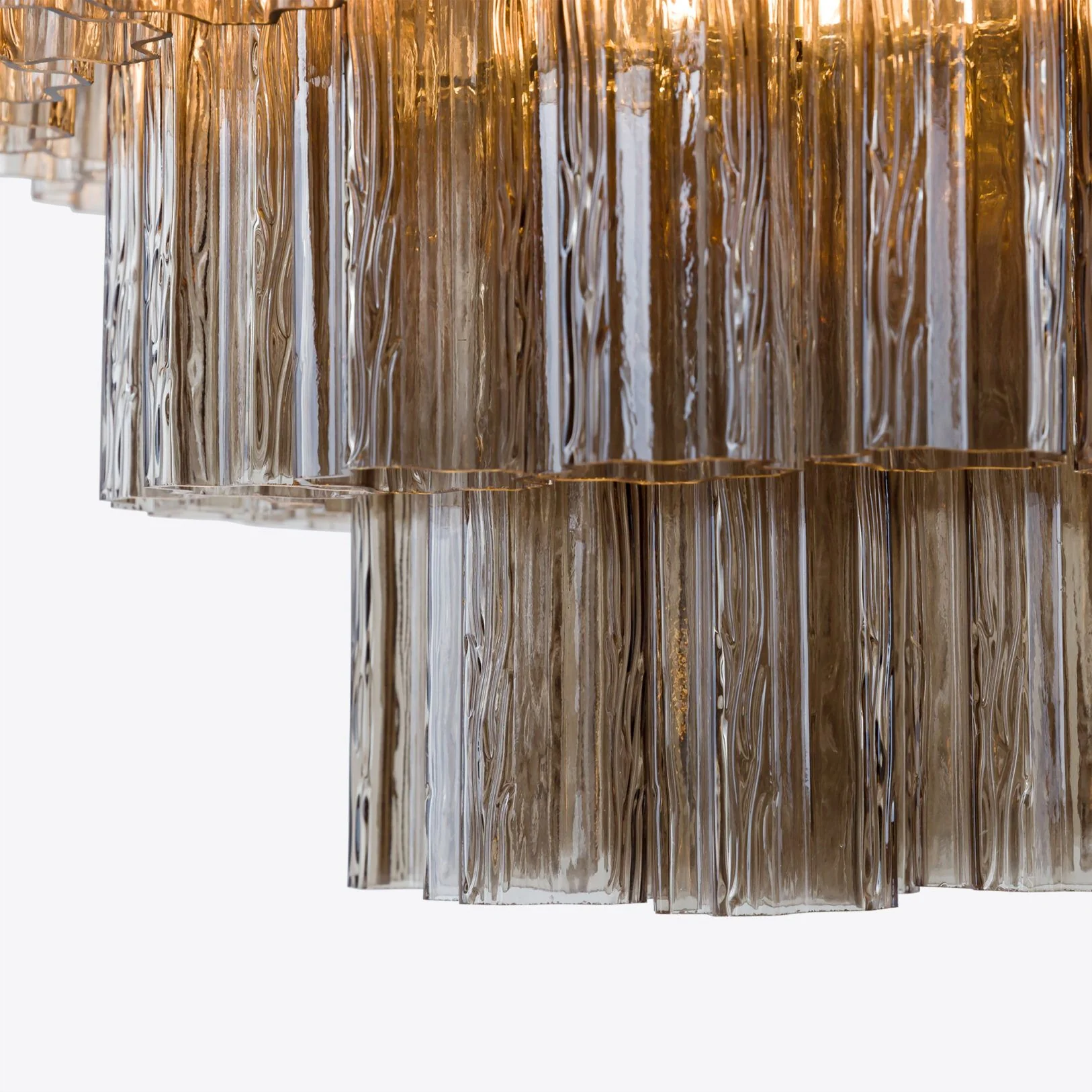 Large Treviso Murano Chandelier 31.5" - Image 13