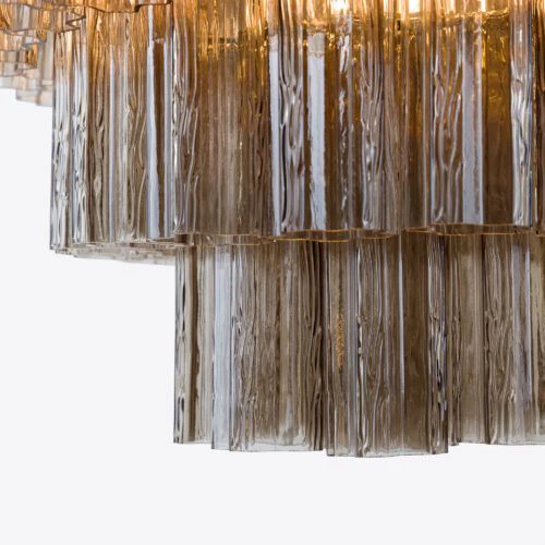 Large Treviso Murano Chandelier 31.5" - Image 16