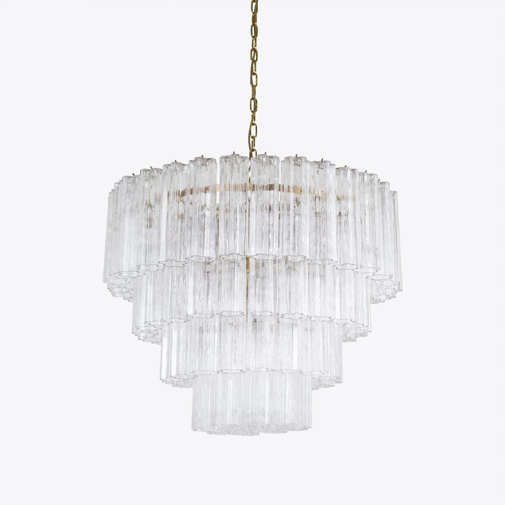 Large Treviso Murano Chandelier 31.5" - Image 3