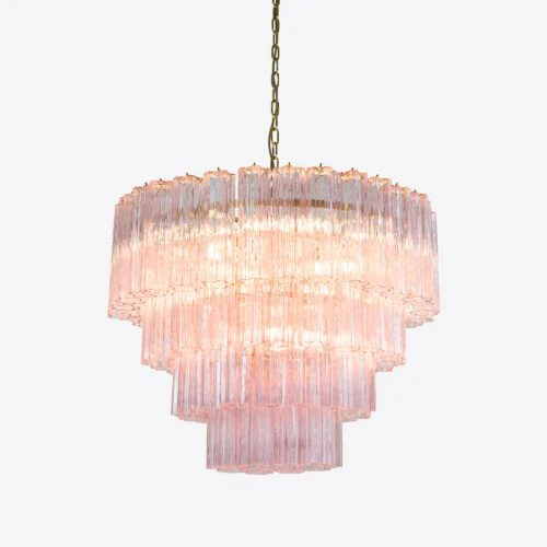 Large Treviso Murano Chandelier 31.5" - Image 8