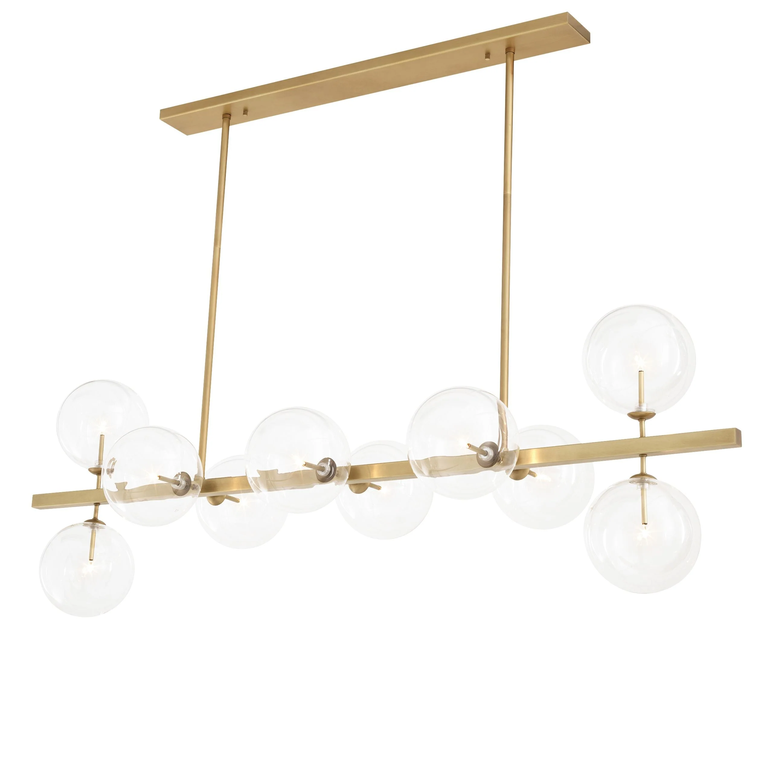 Tango Modern Brass Chandelier - [Brass/Nickel] - Image 3