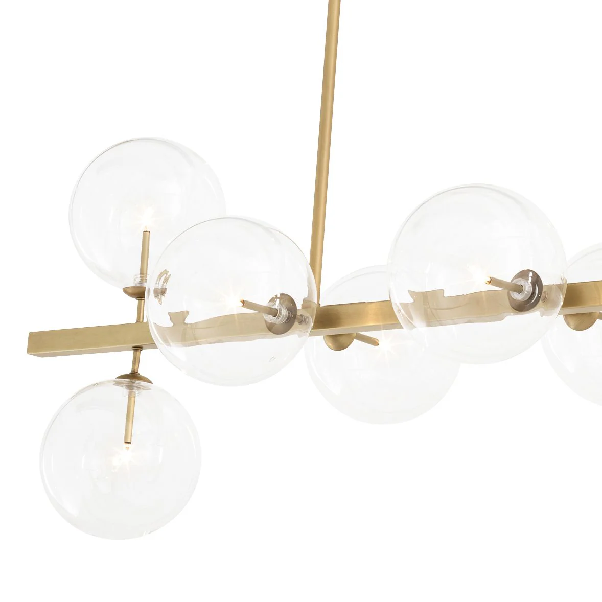 Tango Modern Brass Chandelier - [Brass/Nickel] - Image 4