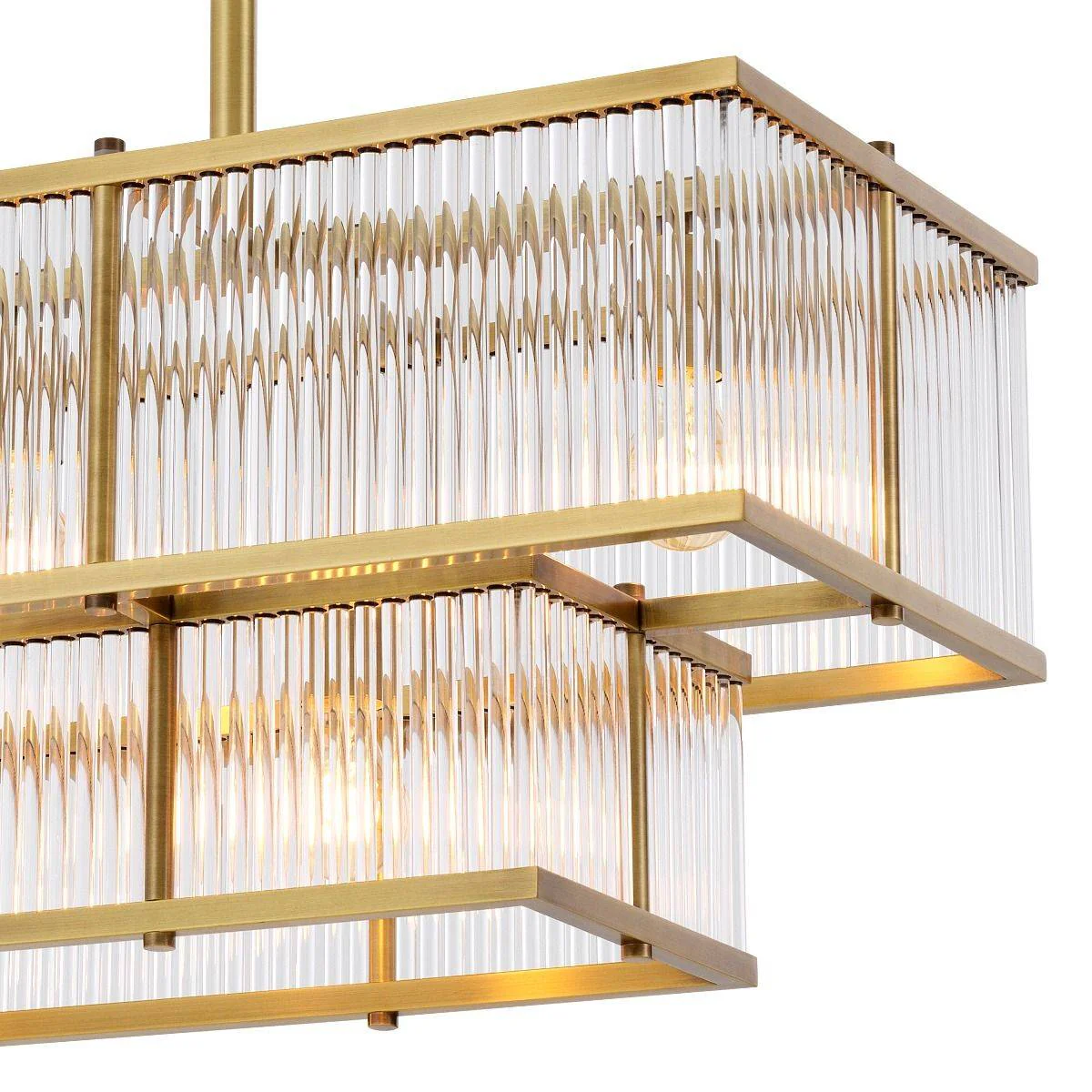 Montparnasse Modern Brass Chandelier - [Brass] - Image 3