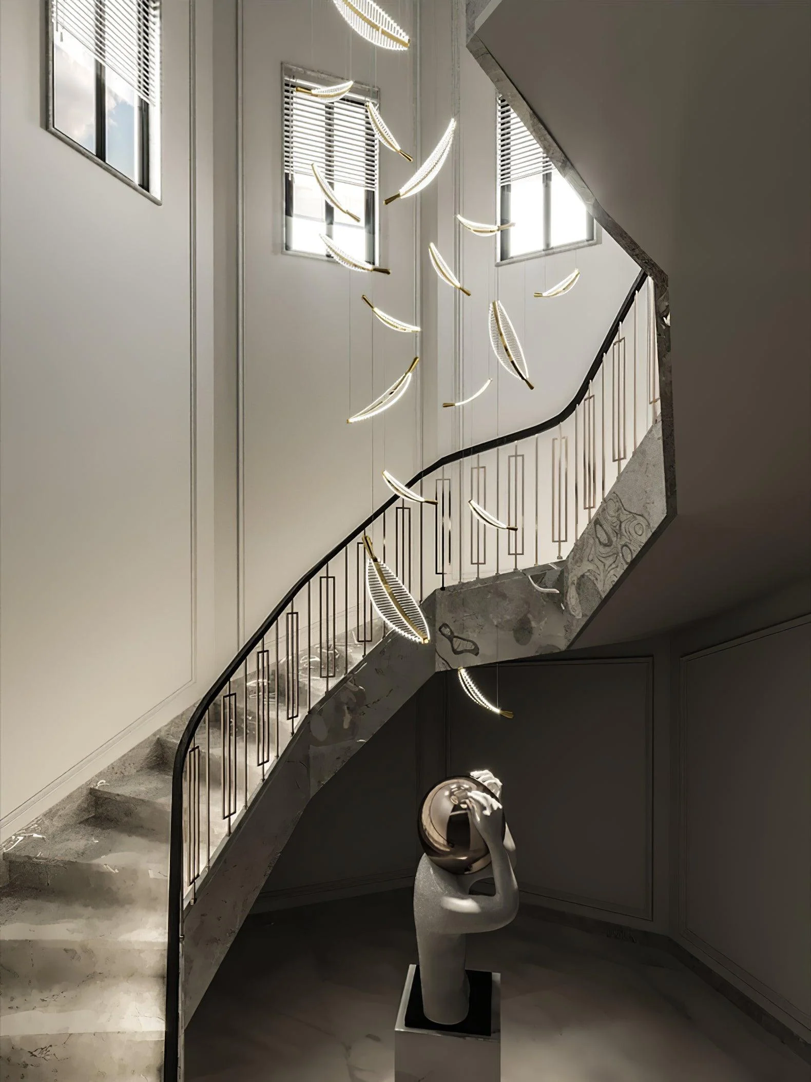 Leaf LED Chandelier - Image 18