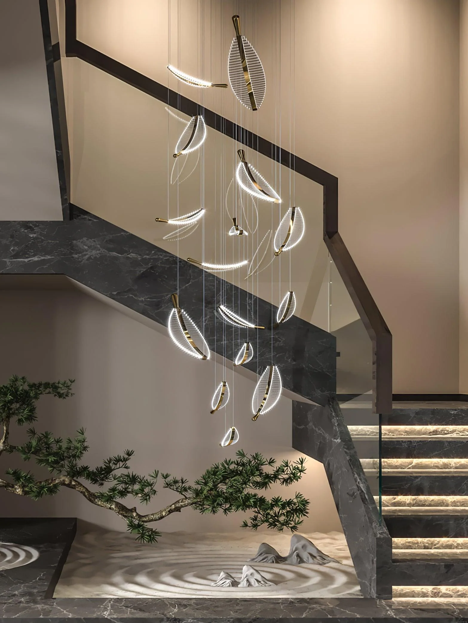 Leaf LED Chandelier - Image 21