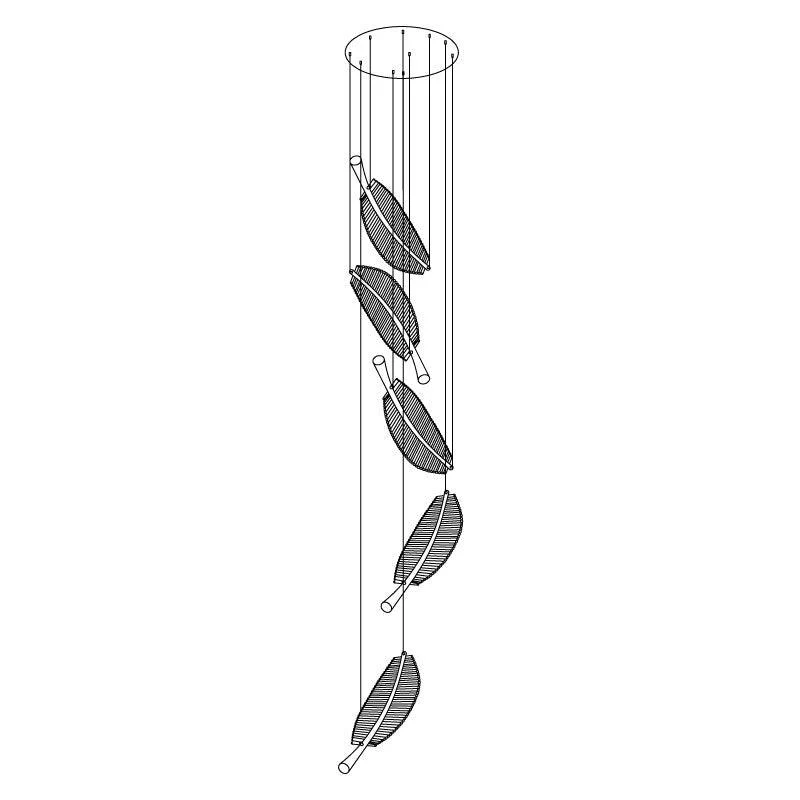 Leaf LED Chandelier - Image 32