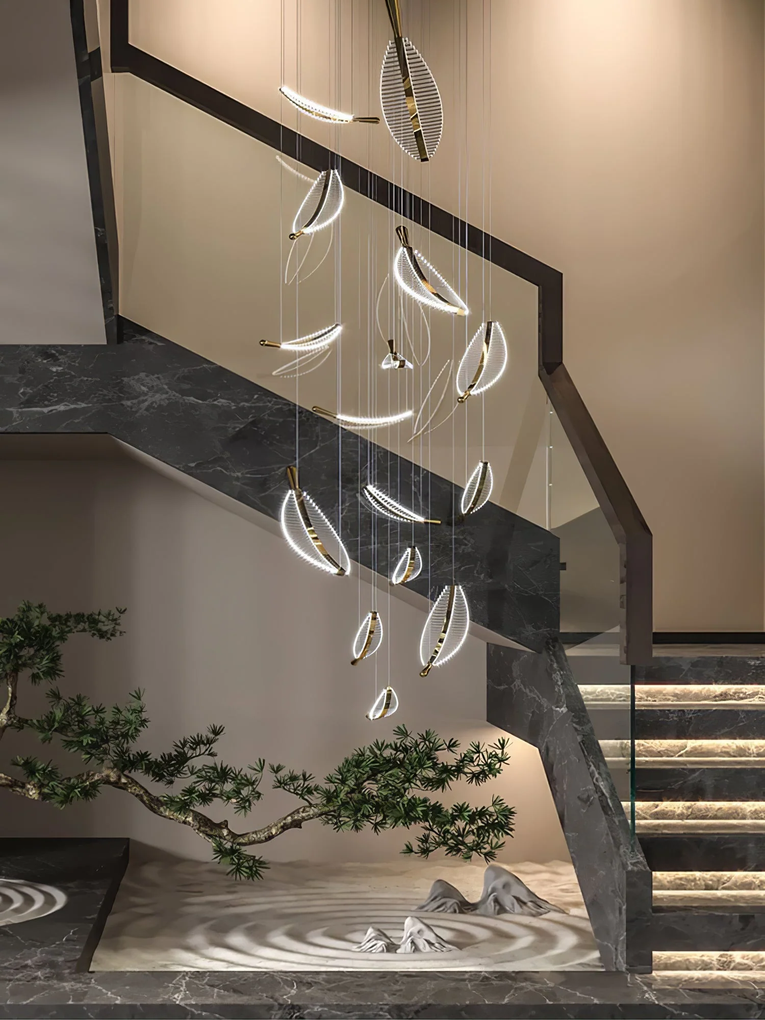 Leaf LED Chandelier - Image 42