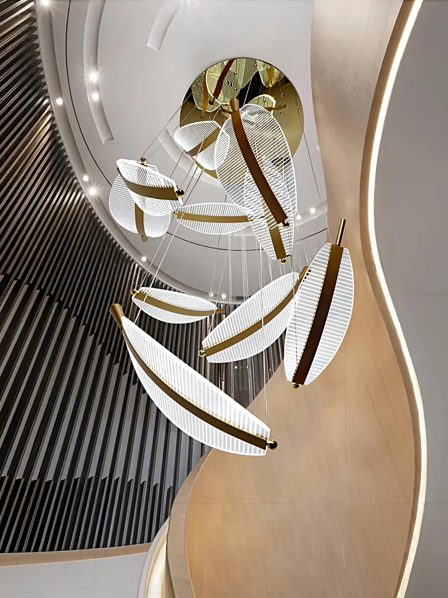 Leaf LED Chandelier - Image 48