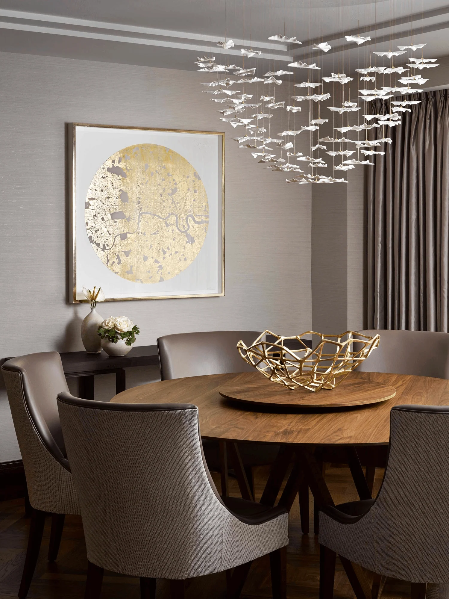 Leaf Twisted Sculptural Customize Chandelier - Image 15