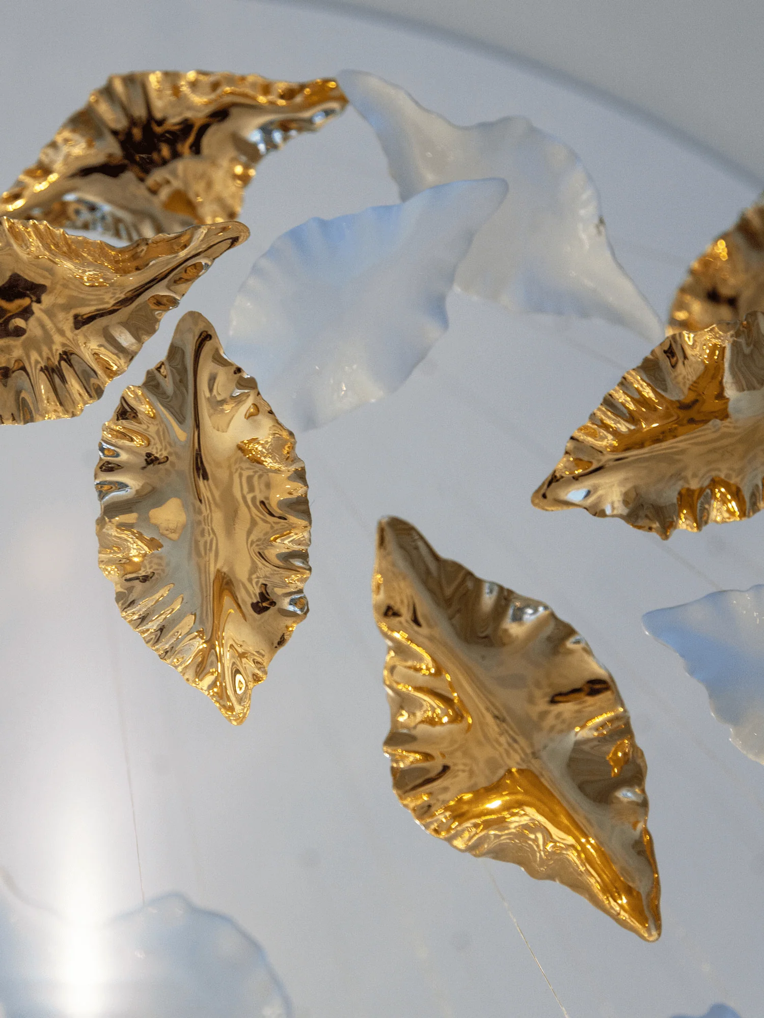 Leaf Twisted Sculptural Customize Chandelier - Image 17