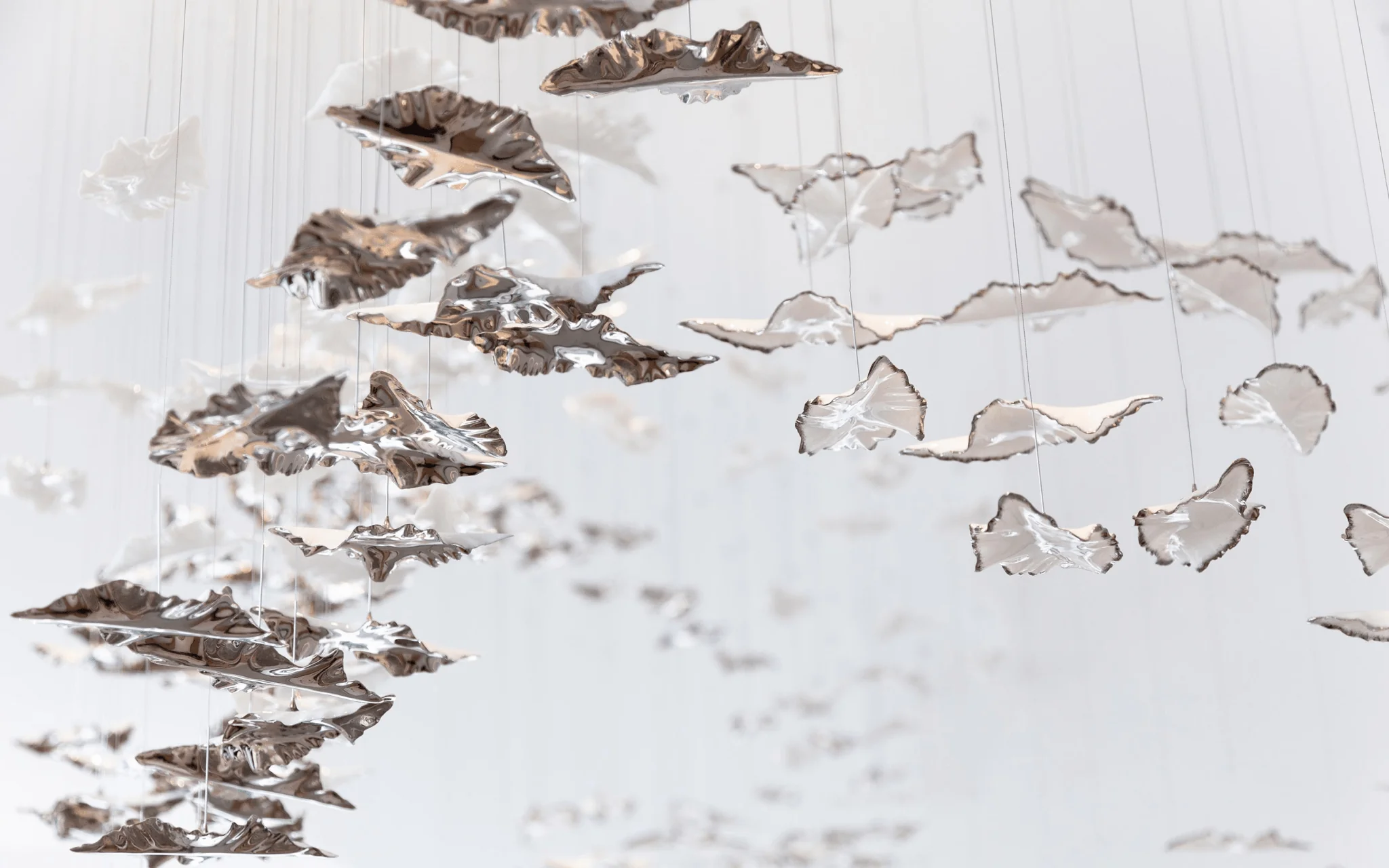 Leaf Twisted Sculptural Customize Chandelier - Image 18