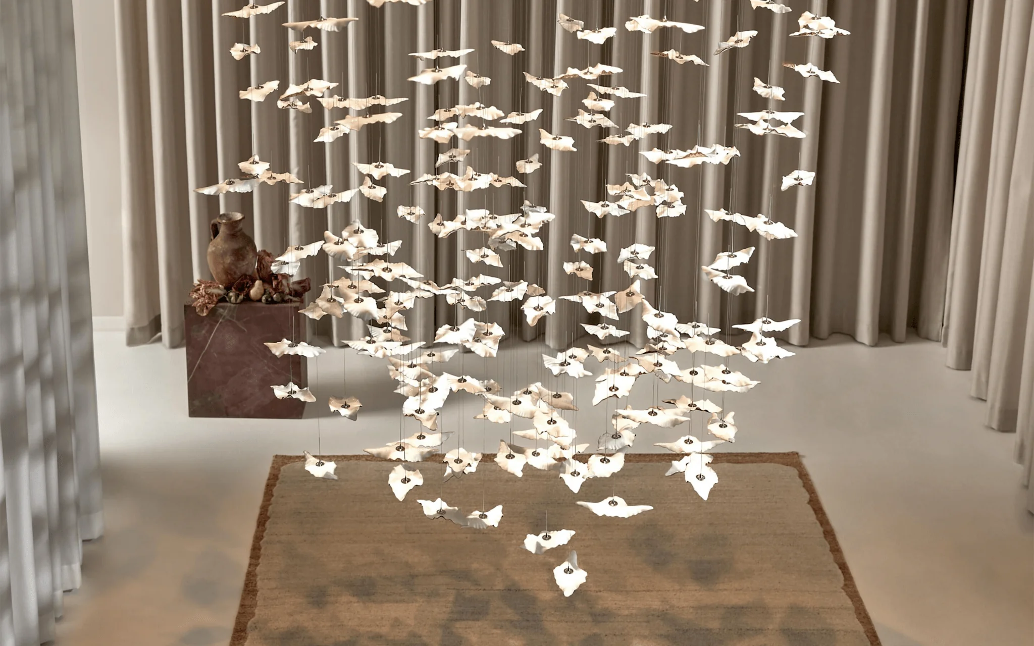 Leaf Twisted Sculptural Customize Chandelier - Image 24