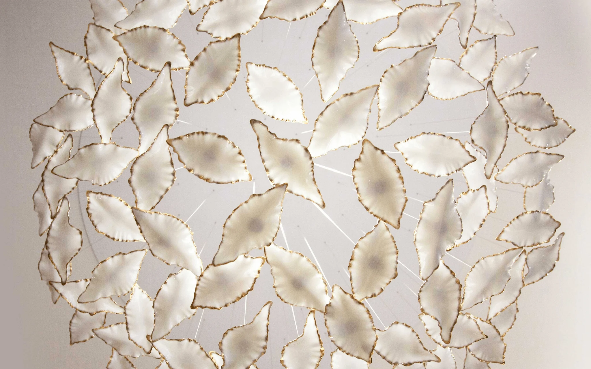 Leaf Twisted Sculptural Customize Chandelier - Image 30