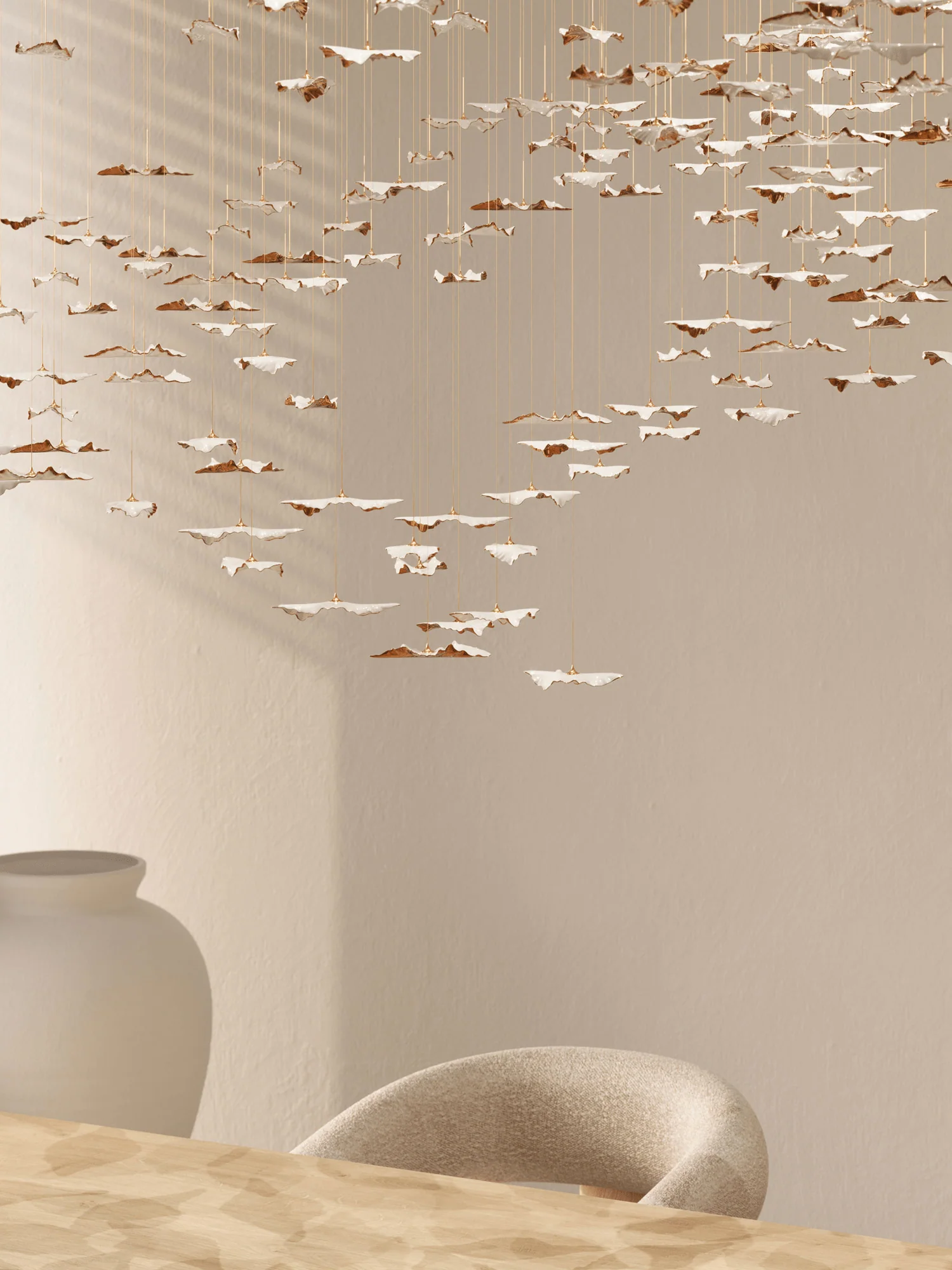 Leaf Twisted Sculptural Customize Chandelier - Image 39