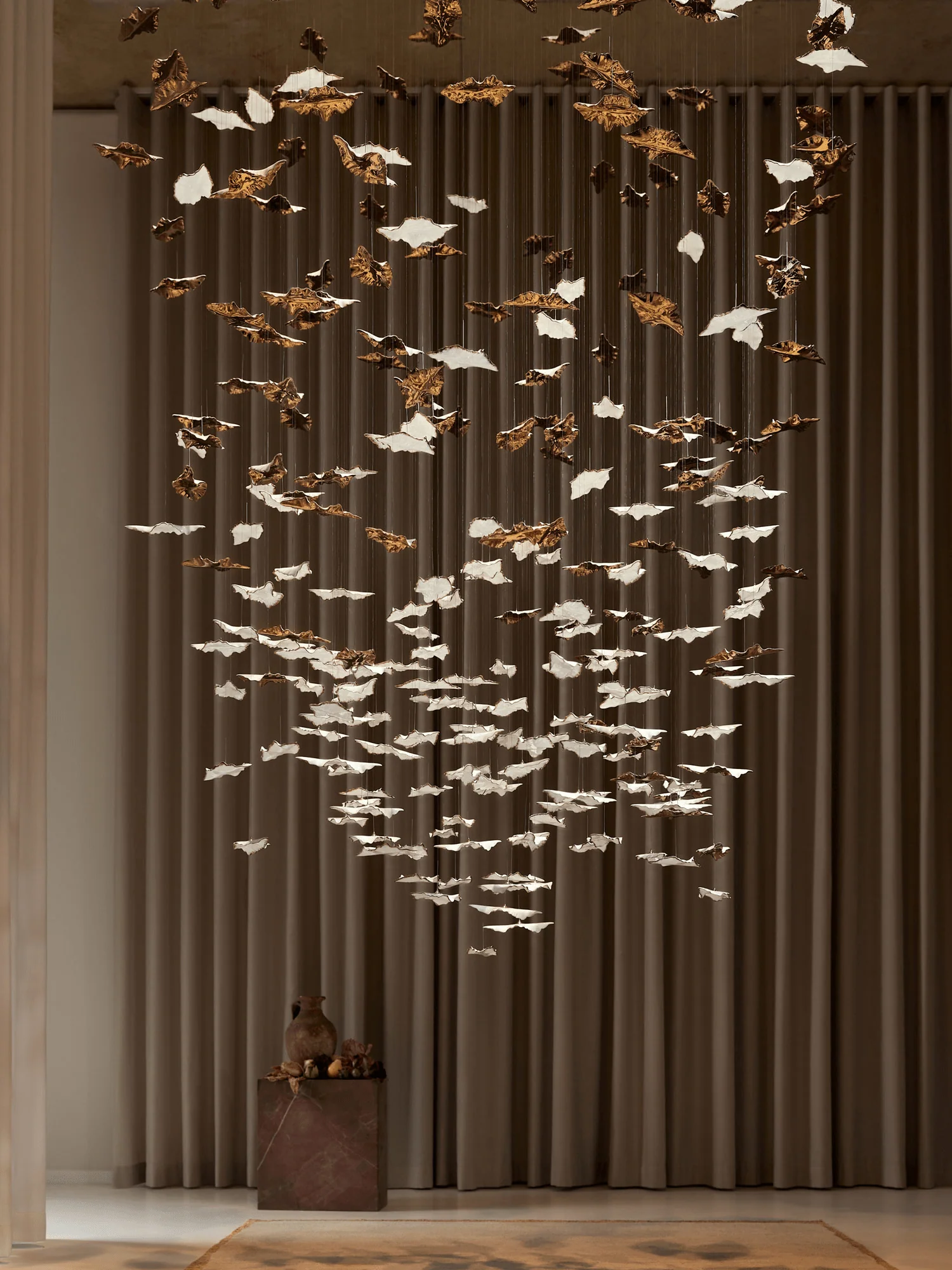 Leaf Twisted Sculptural Customize Chandelier - Image 41