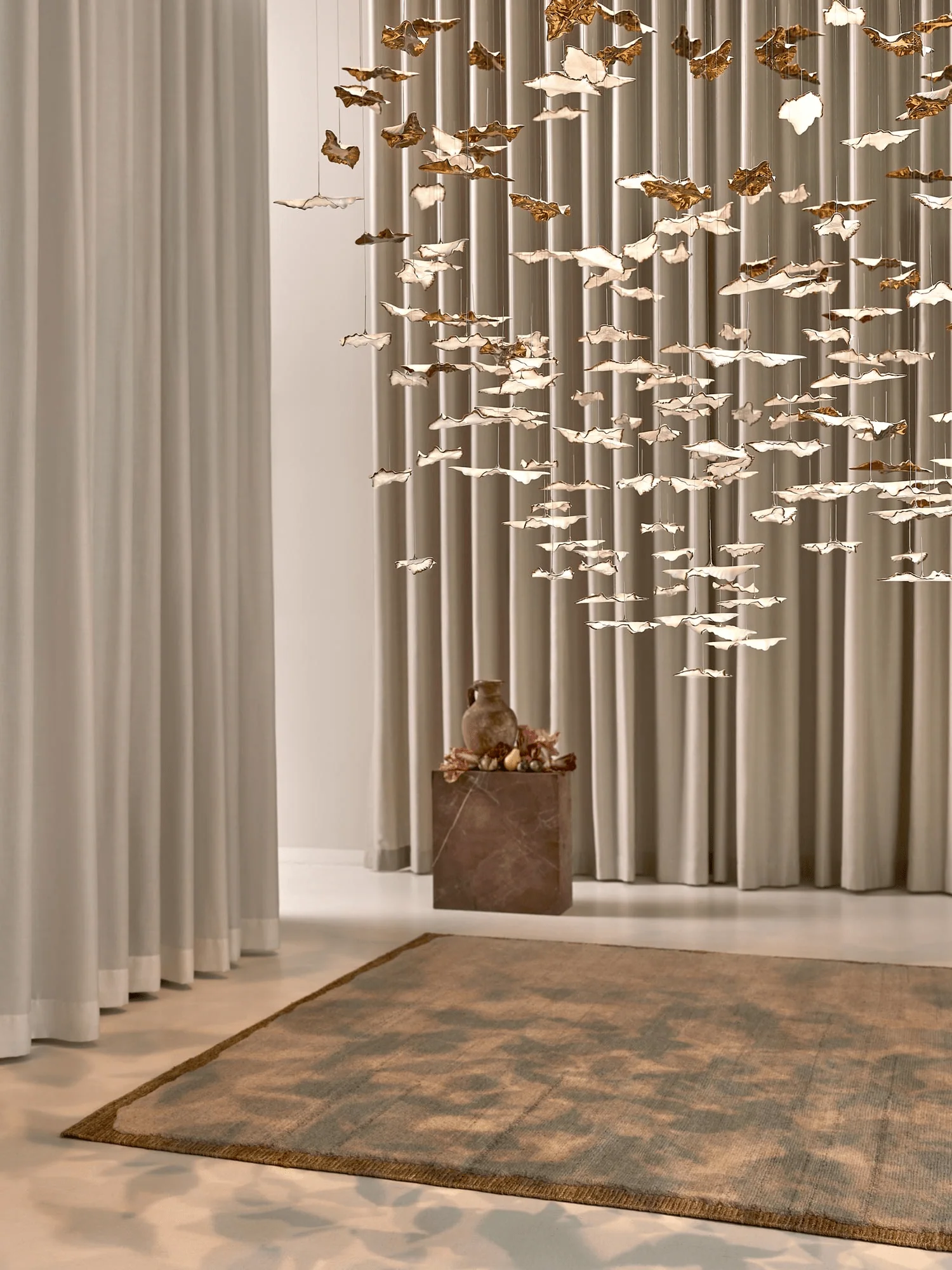 Leaf Twisted Sculptural Customize Chandelier - Image 5