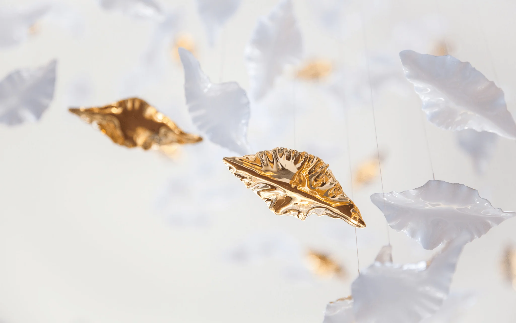 Leaf Twisted Sculptural Customize Chandelier - Image 8