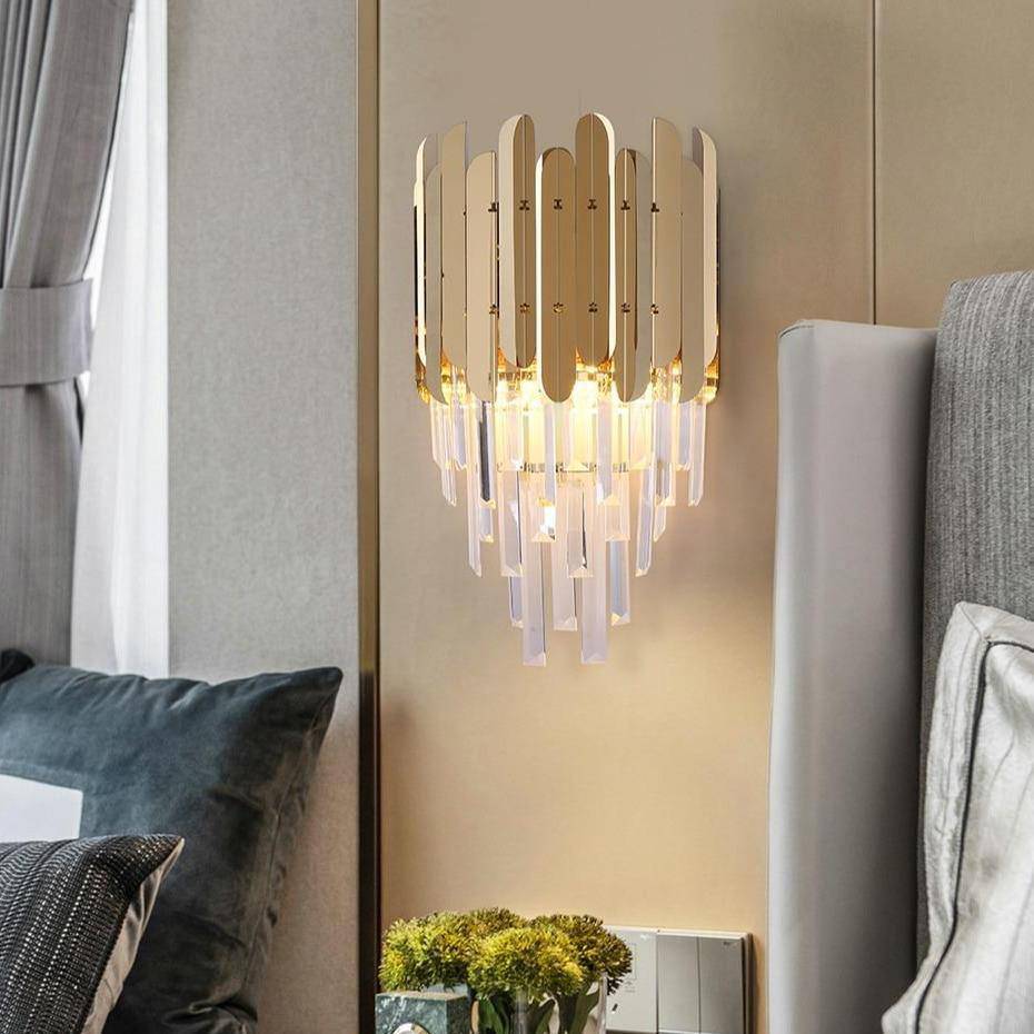 Legance Gold Plated Crystal Wall Sconce - Image 7