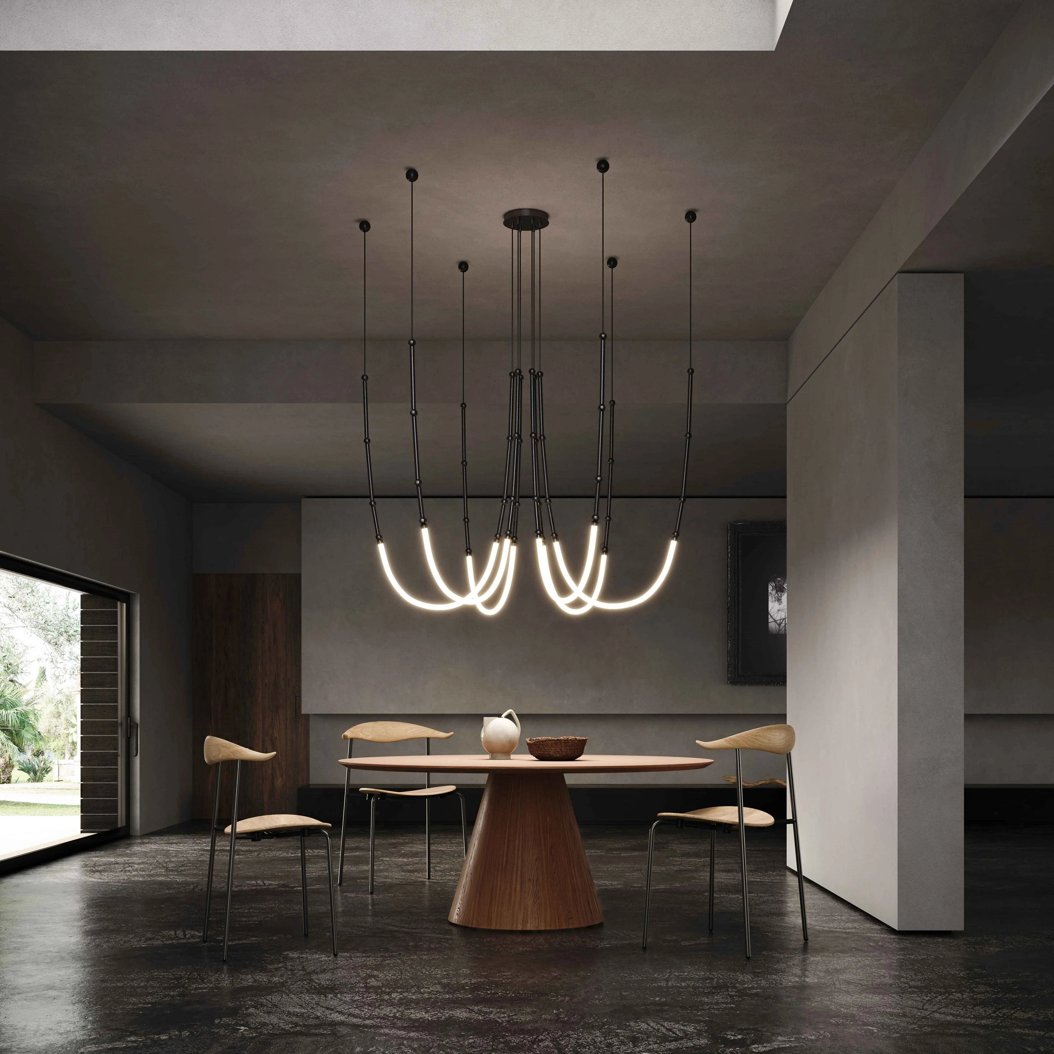 Leda Alabaster Chandelier - Image 4