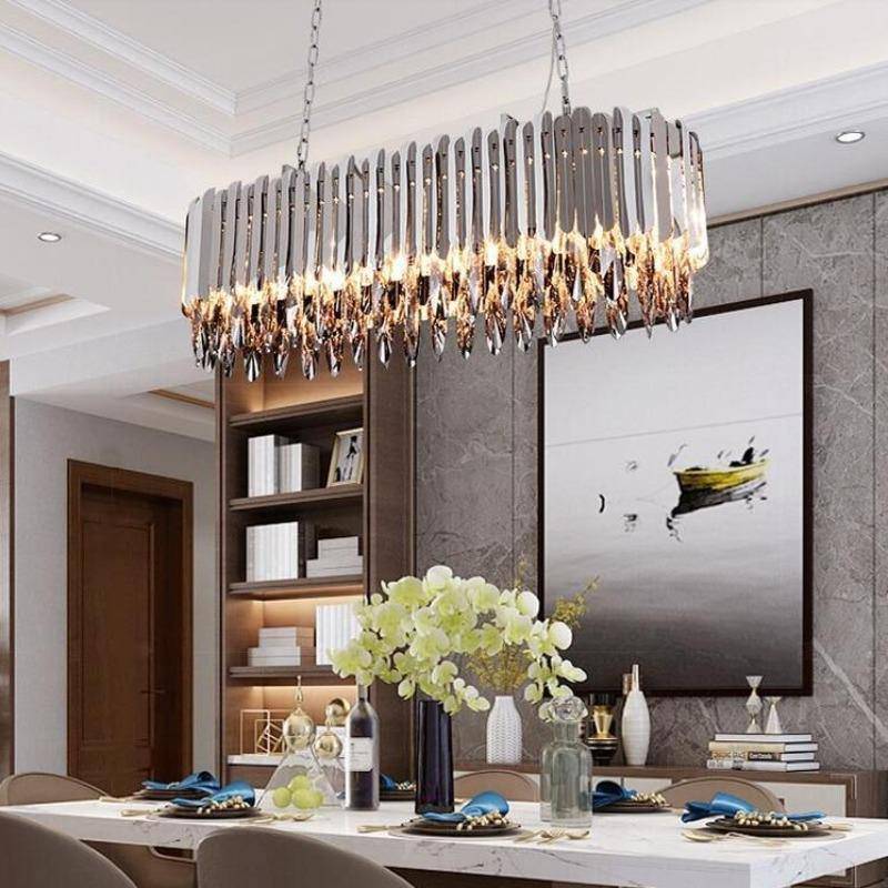 Legance Crystal Chandelier, Chrome - Image 12