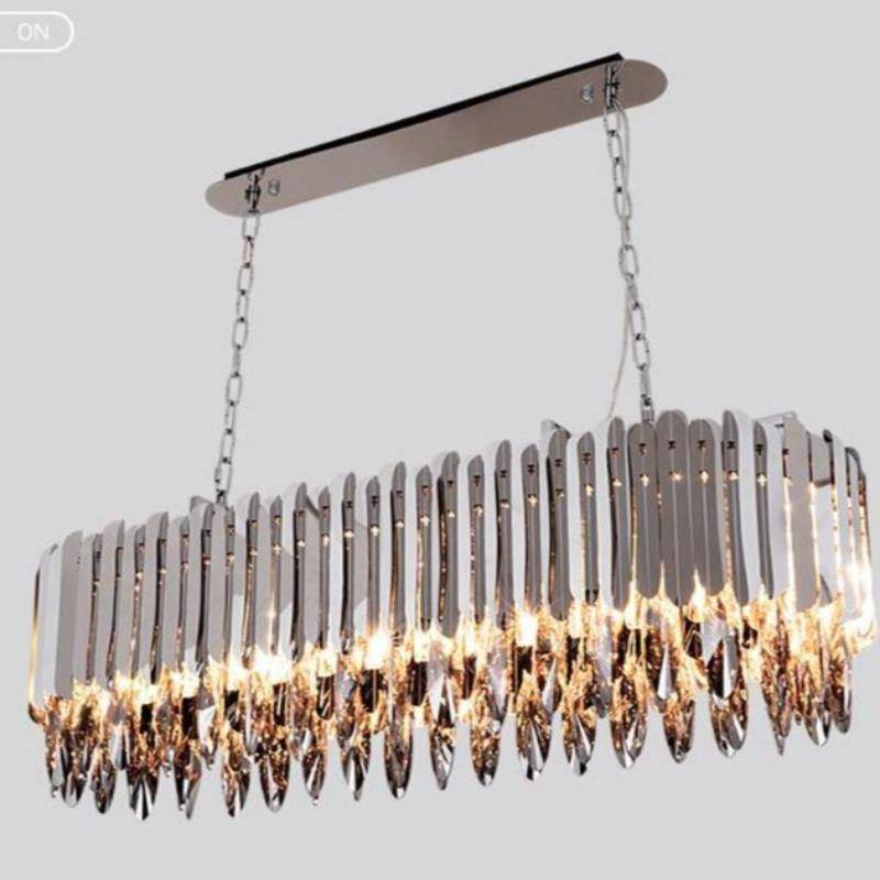 Legance Crystal Chandelier, Chrome - Image 5