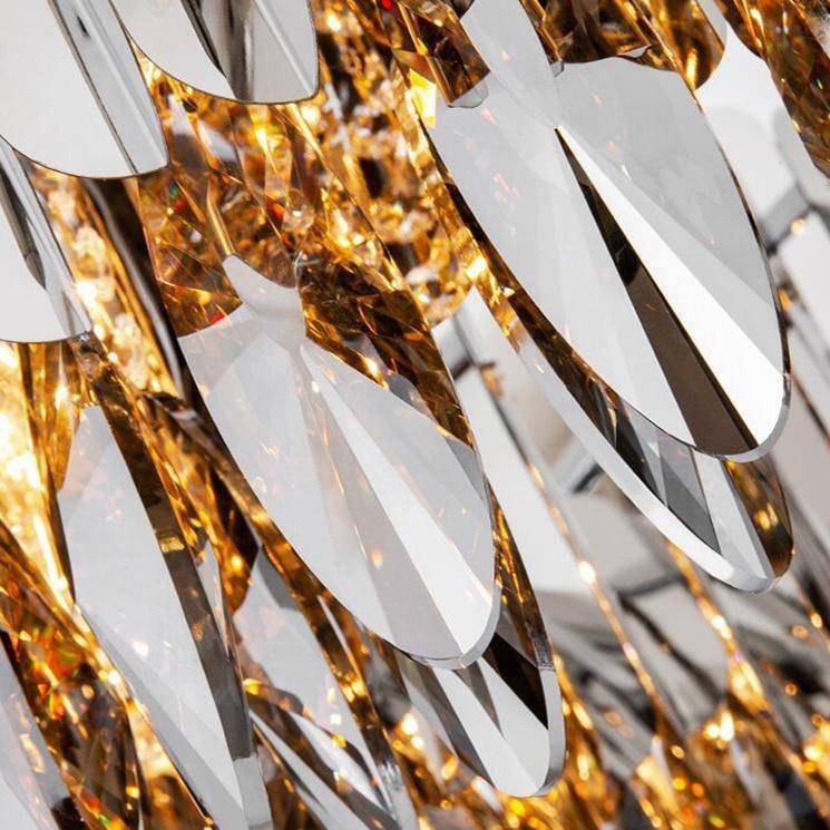 Legance Crystal Chandelier, Chrome - Image 8