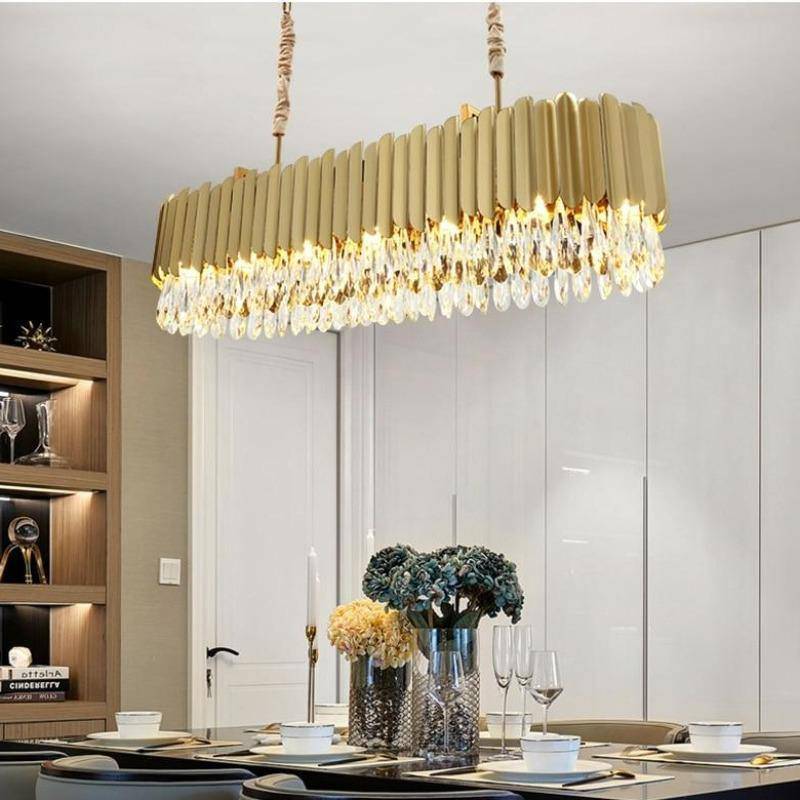 Legance Dining Room Chandelier, Gold - Image 3