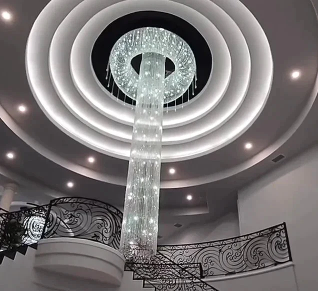 Leif Extra Large Waterfall Crystal Chandelier - Image 3