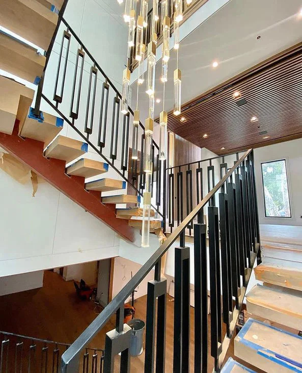 Light Luxury Glacier Bubble Crystsal Chandelier in Gold/Chrome/Black Finish for Staircase/Foyer - Image 14
