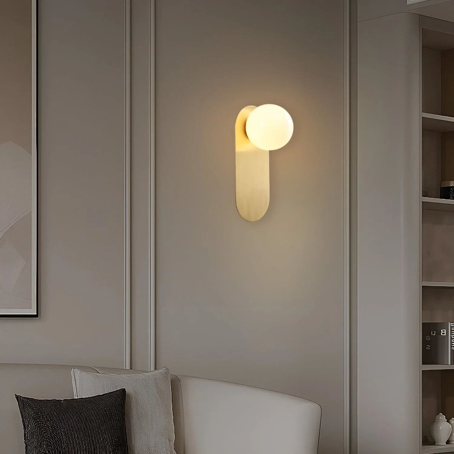 Liila 1 Brass Wall Lamp - Image 4