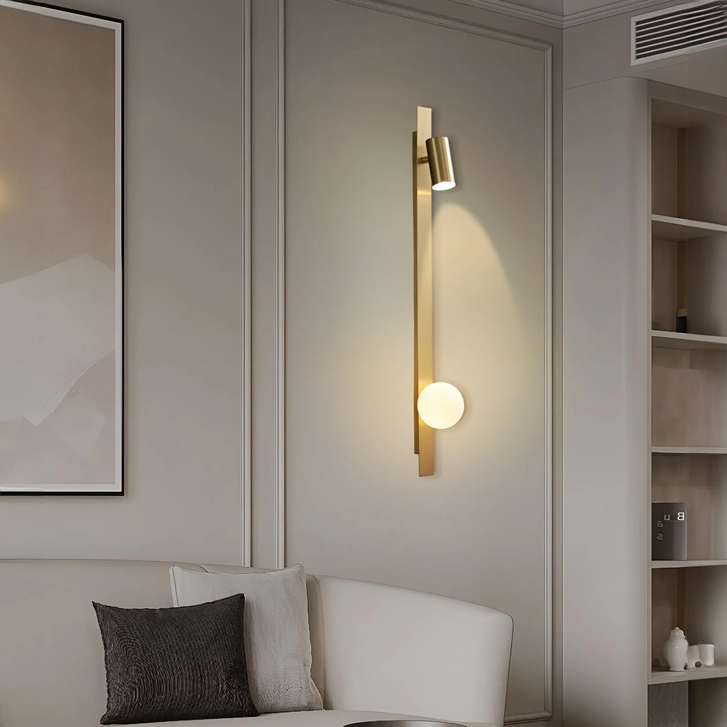 Liila 2 Brass Wall Lamp - Image 3