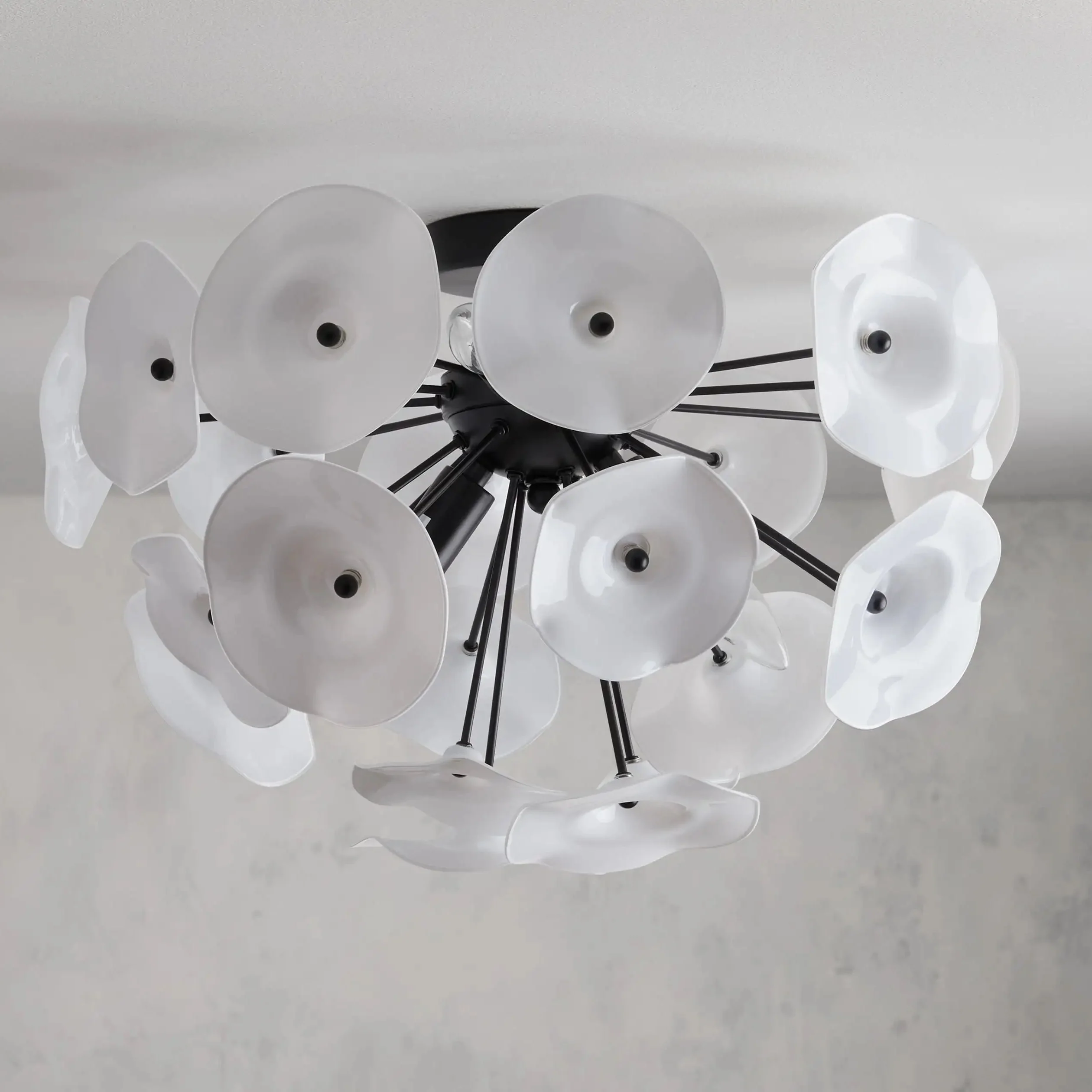 Lily Flushmount in Black - Image 6