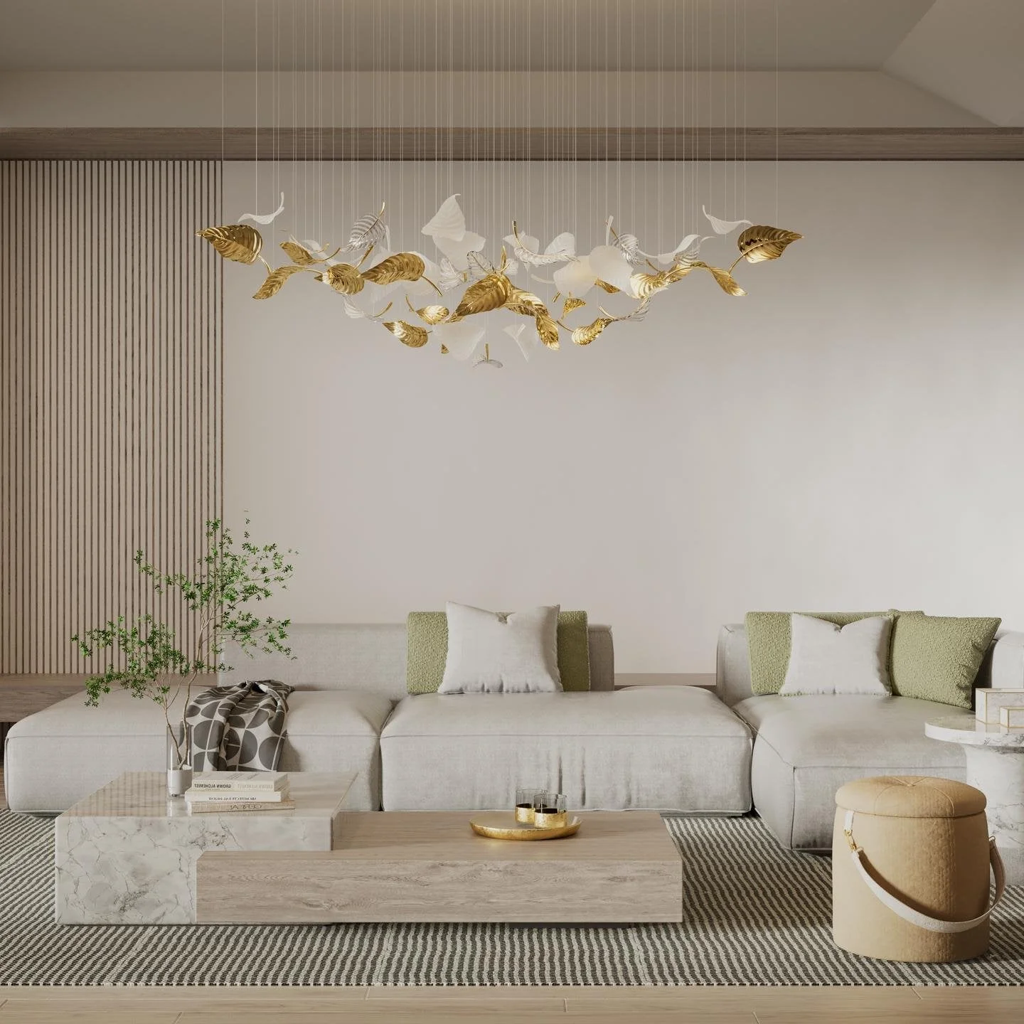 Linden Leaves Chandelier - Image 10