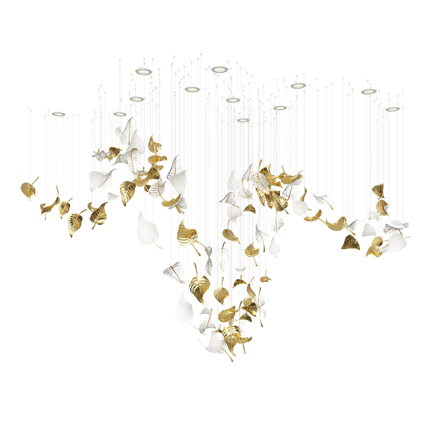 Linden Leaves Chandelier - Image 12