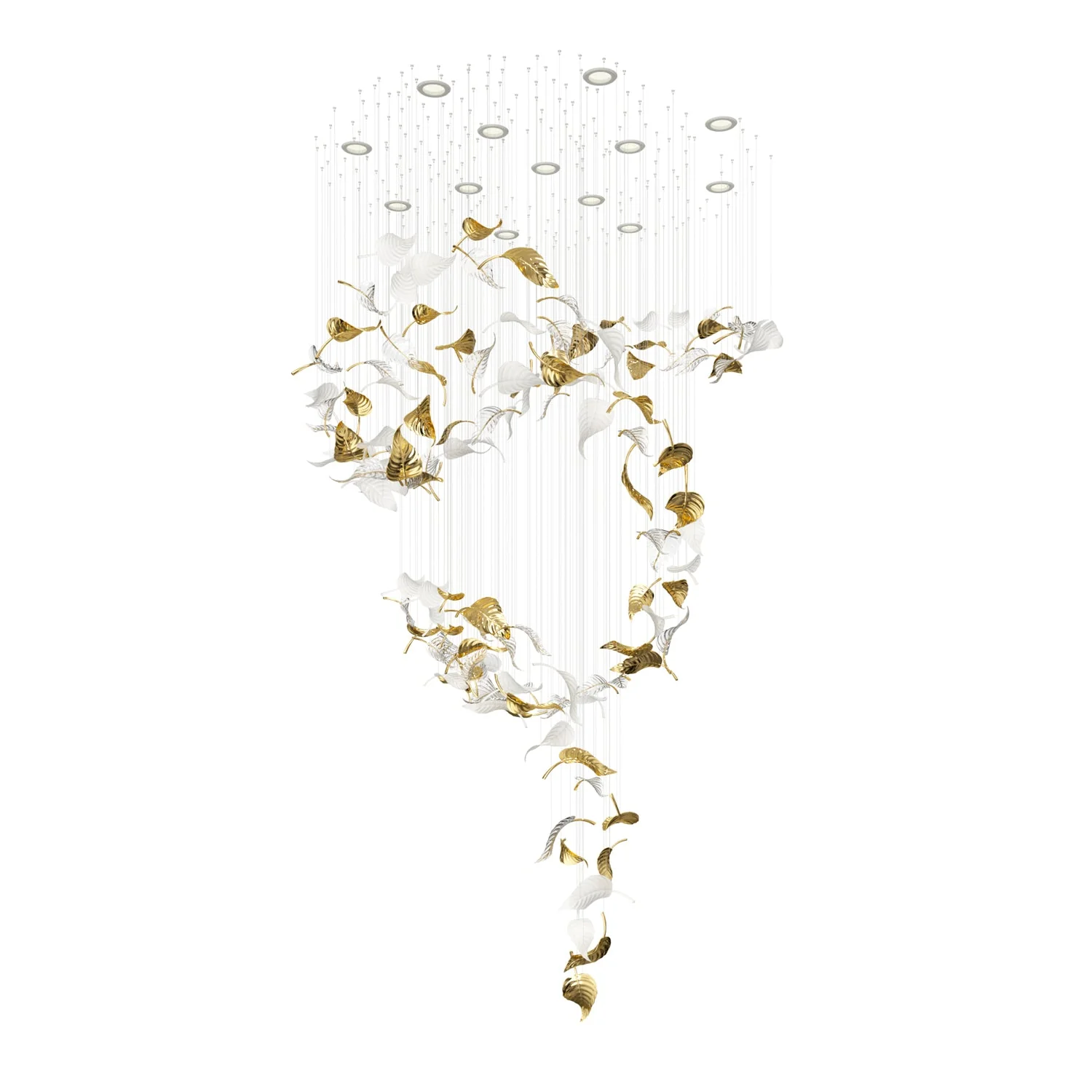 Linden Leaves Chandelier - Image 14