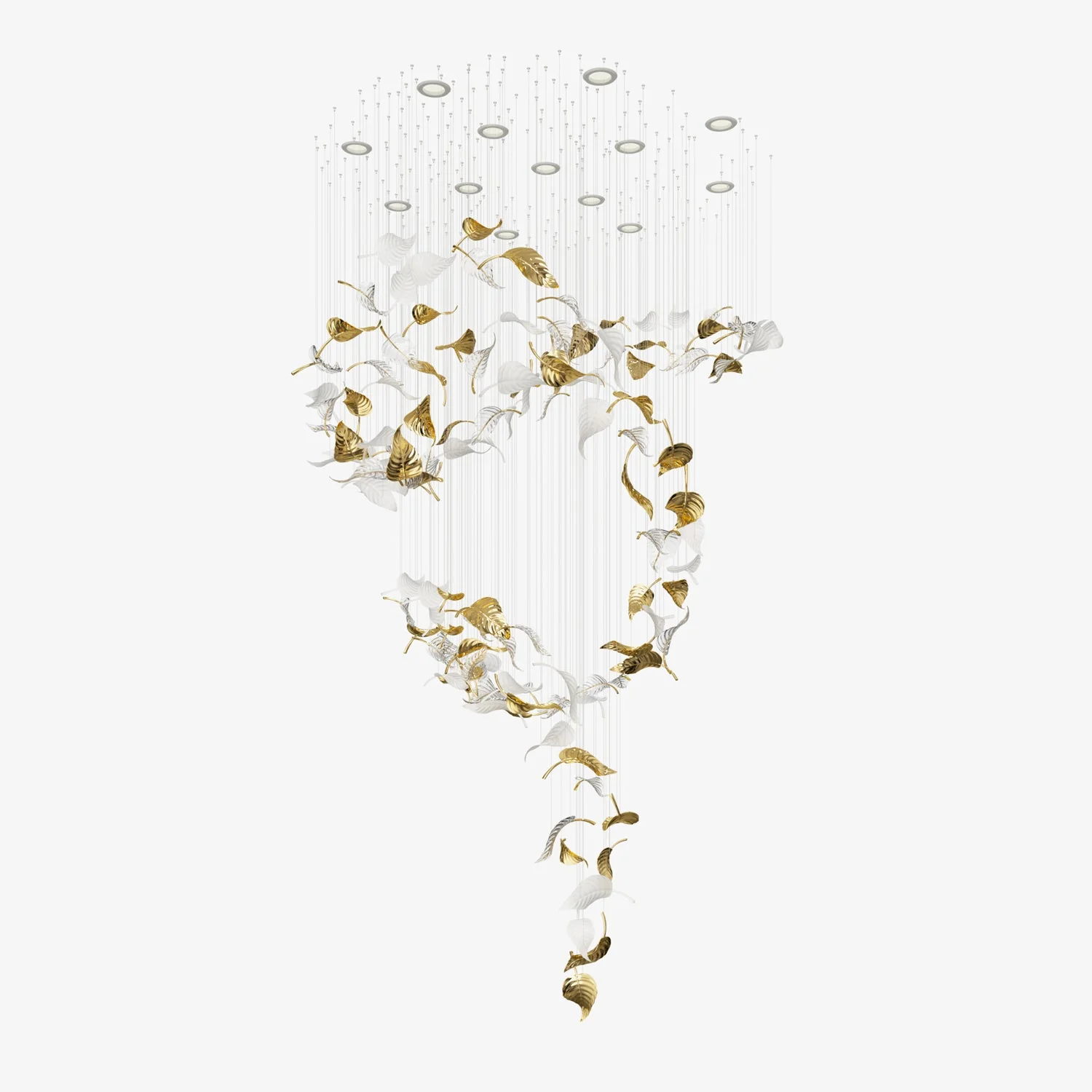 Linden Leaves Chandelier - Image 3